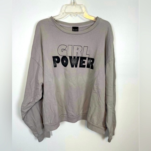 blank paige Tops - 🎉2/$10 Girl Power Oversized Hoodie Large